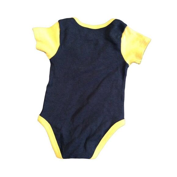 Nba Baby Boy  3 Piece Set Of Onesies  12 Months Grey Gold Navy White   Cotton - Picture 4 of 8